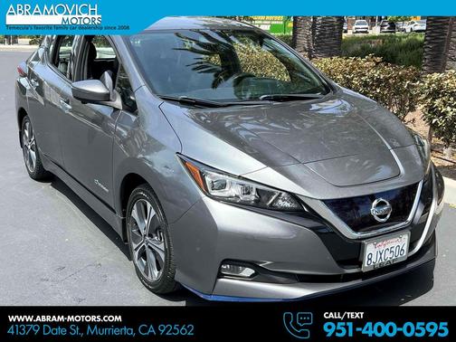 Gun Metallic 2019 Nissan Leaf SL PLUS - NAVI - PROTECTION PACKAGE