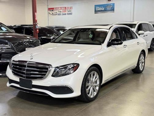 Polar White 2017 Mercedes-Benz E-Class RWD Sedan