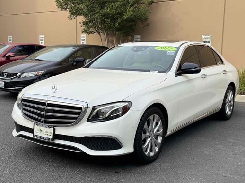 Polar White 2017 Mercedes-Benz E-Class RWD Sedan