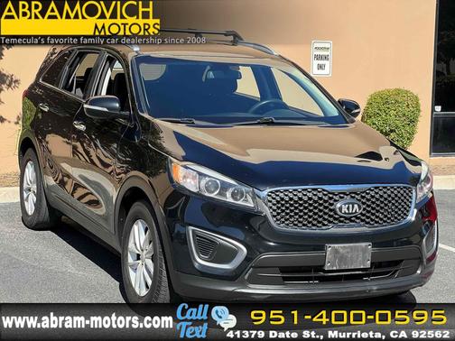 Ebony Black 2016 Kia Sorento LX