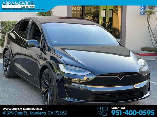 Solid Black 2022 Tesla Model X - REAR PARKING AID - PRICED TO SELL