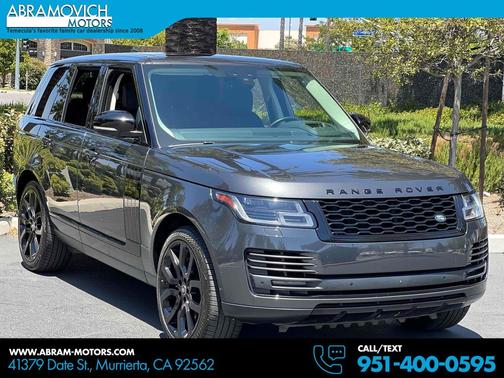 Carpathian Grey Premium Metallic 2020 Land Rover Range Rover 3.0L V6 Supercharged HSE