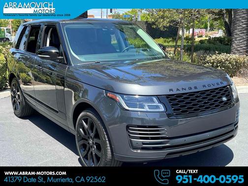 Carpathian Grey Premium Metallic 2020 Land Rover Range Rover 3.0L V6 Supercharged HSE