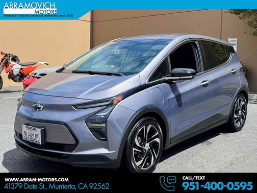 Gray Ghost Metallic 2023 Chevrolet Bolt EV 2LT - INFOTAINMENT PKG - CHARGE CORD, DUAL-LEVEL