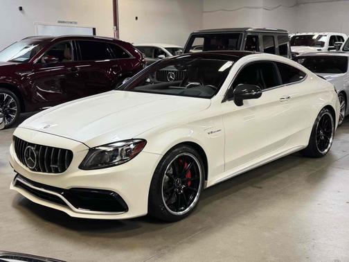 designo Diamond White Metallic 2021 Mercedes-Benz AMG C 63 S