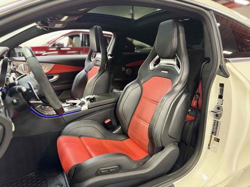 designo Diamond White Metallic 2021 Mercedes-Benz AMG C 63 S