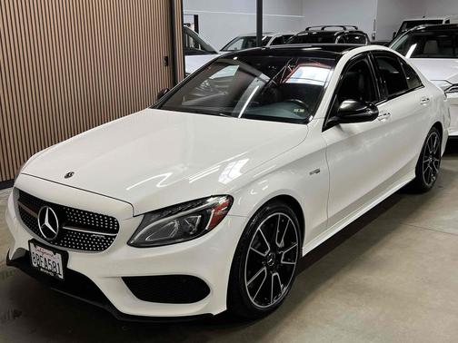 Polar White 2018 Mercedes-Benz AMG C 43 4MATIC
