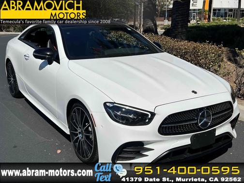 Polar White 2022 Mercedes-Benz E-Class RWD Coupe