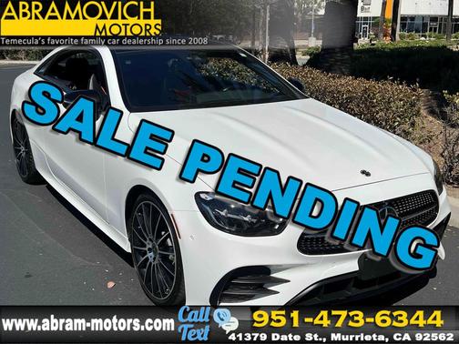 Polar White 2022 Mercedes-Benz E-Class RWD Coupe