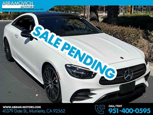Polar White 2022 Mercedes-Benz E-Class RWD Coupe