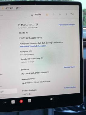 Pearl White Multi-Coat 2025 Tesla Model 3 Long Range