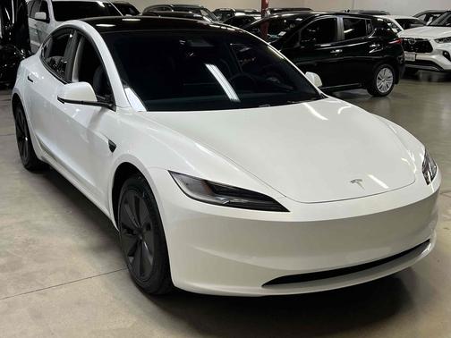 Pearl White Multi-Coat 2025 Tesla Model 3 Long Range