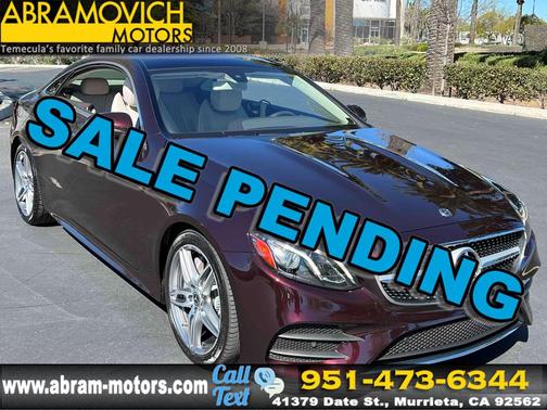 2019 Mercedes-Benz E-Class RWD Coupe