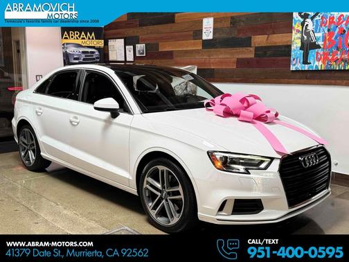 Ibis White 2019 Audi A3 Premium