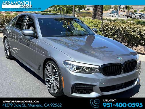 Bluestone Metallic 2019 BMW 540 540i