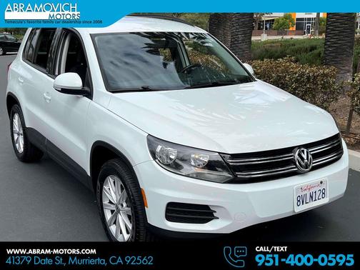 Pure White 2017 Volkswagen Tiguan 2.0T SEL