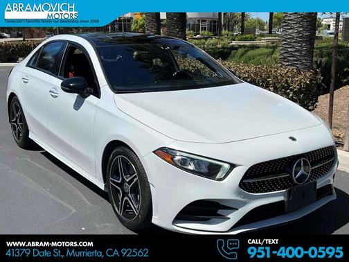 Digital White Metallic 2021 Mercedes-Benz A-Class Sedan