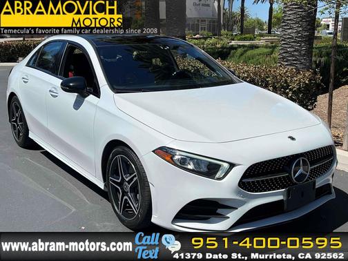 Digital White Metallic 2021 Mercedes-Benz A-Class Sedan