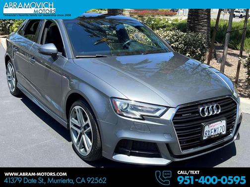 Monsoon Gray Metallic 2018 Audi A3 Premium