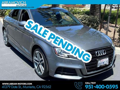 Monsoon Gray Metallic 2018 Audi A3 Premium