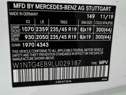 2020 Mercedes-Benz GLA 250 Base