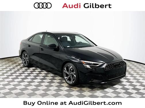 Brilliant Black 2023 Audi A3 Premium