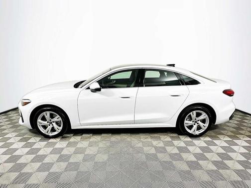 Glacier White Metallic 2025 Audi A5 Premium TFSI quattro S tronic