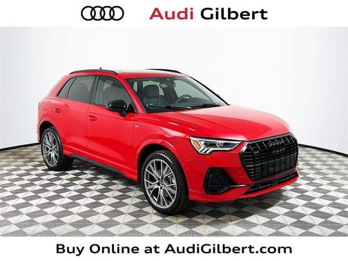 Progressive Red Metallic 2025 Audi Q3 45 S line Premium Plus