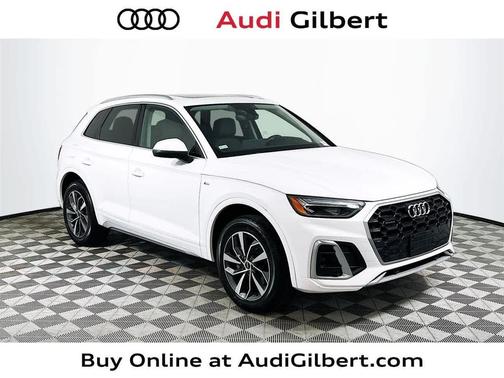 Ibis White 2023 Audi Q5 45 S line Premium Plus