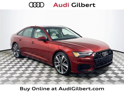 Grenadine Red Metallic 2025 Audi A6 55 Prestige