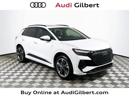 Glacier White Metallic 2023 Audi Q4 e-tron Premium 50 quattro