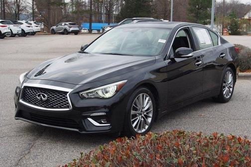 Midnight Black 2022 INFINITI Q50 LUXE