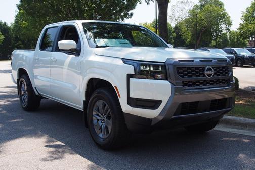 White 2026 Nissan Frontier SV