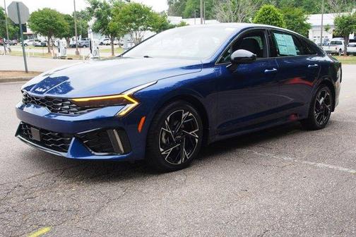 Blue 2025 Kia K5 GT-Line