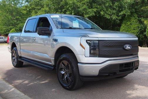 Silver Metallic 2025 Ford F-150 Lightning Flash