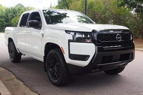 White 2026 Nissan Frontier SV