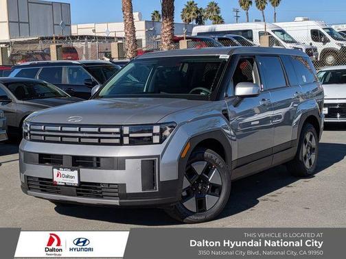 Shimmering Silver 2026 Hyundai SANTA FE HEV SE