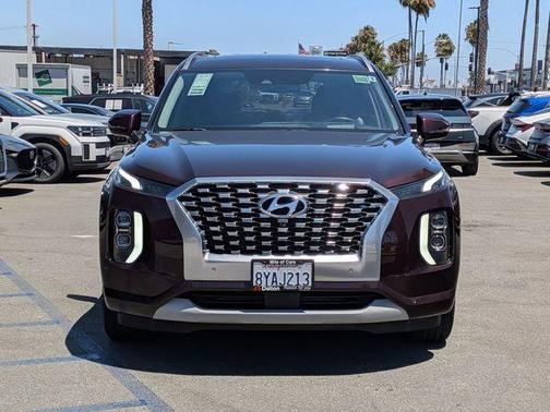 Burgundy 2022 Hyundai PALISADE Limited