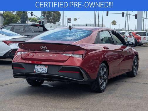 Red 2025 Hyundai ELANTRA SEL Sport