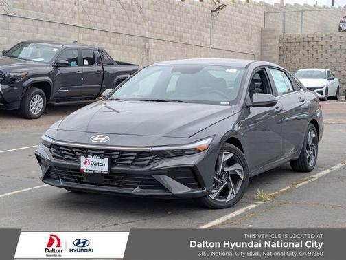 Gray 2025 Hyundai ELANTRA HEV Limited