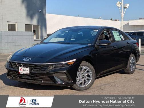 Black 2026 Hyundai ELANTRA HEV Blue