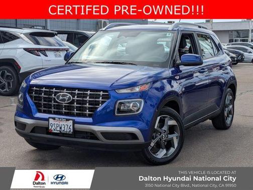 Intense Blue 2025 Hyundai VENUE Limited