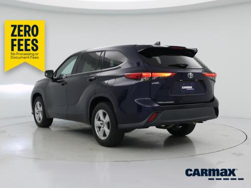 Blue 2021 Toyota Highlander L