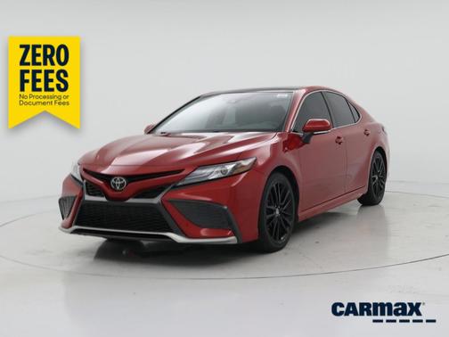 Red 2022 Toyota Camry XSE