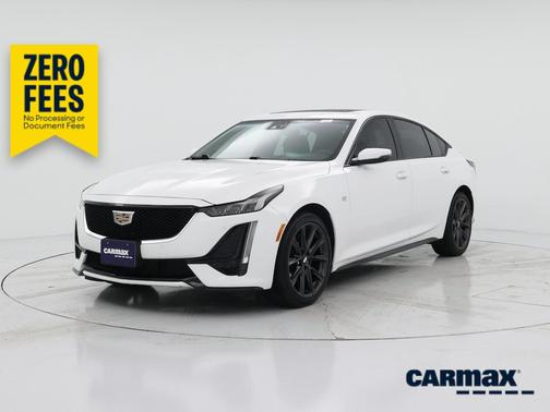 White 2022 Cadillac CT5 Sport