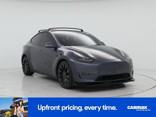 Gray 2022 Tesla Model Y Performance