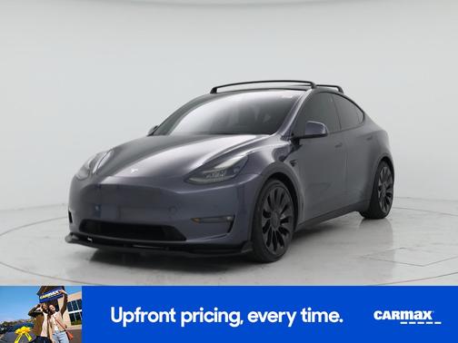 Gray 2022 Tesla Model Y Performance