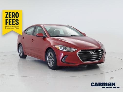 Red 2017 Hyundai ELANTRA Value Edition
