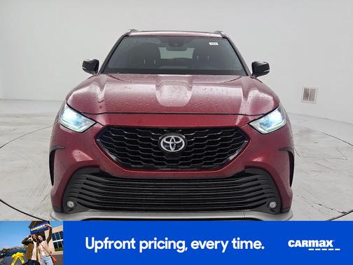 Red 2021 Toyota Highlander XSE
