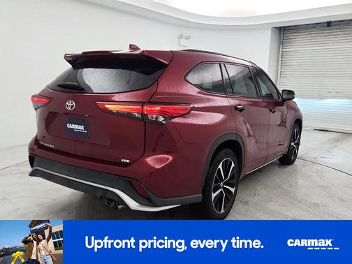 Red 2021 Toyota Highlander XSE